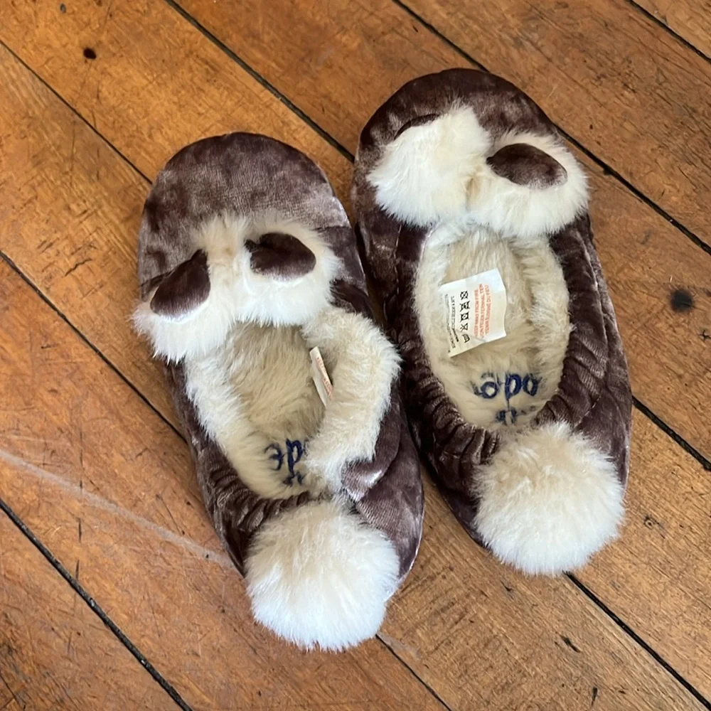 Mini Boden bunny slippers
